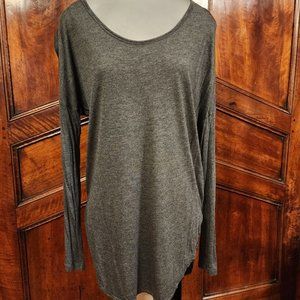 Banana Republic Tunic Style Top Gray S